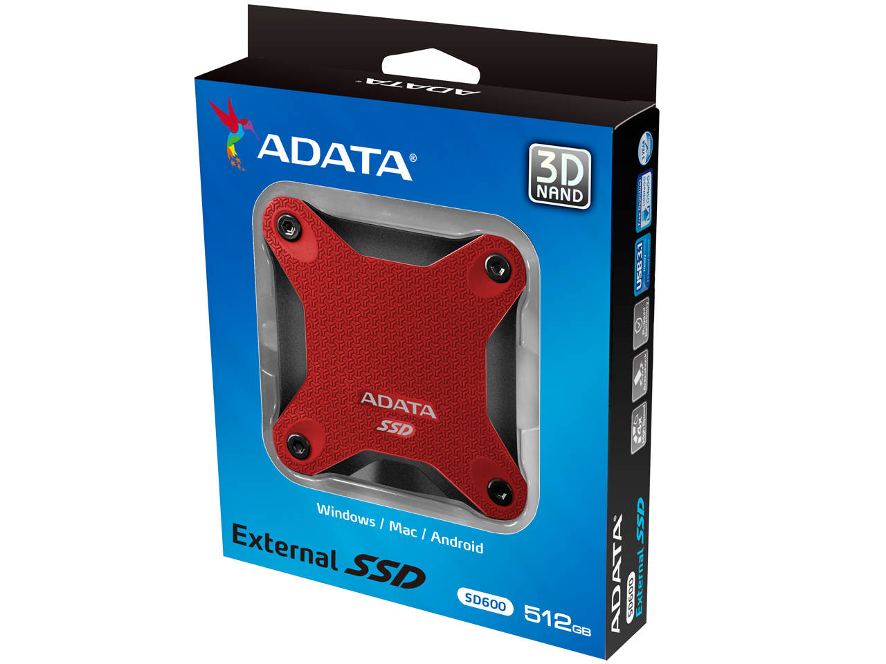 Durable SD600 ASD600-512GU31-CRD [���b�h�E�u���b�N]