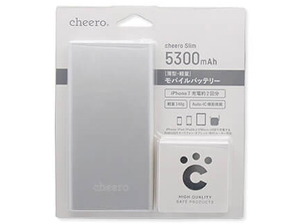 cheero Slim CHE-075-SL [�V���o�[]
