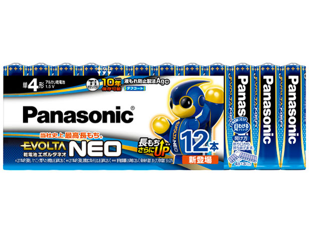 �G�{���^NEO �A���J�����d�r �P4�` 12�{�p�b�N LR03NJ/12SW �̐��i�摜