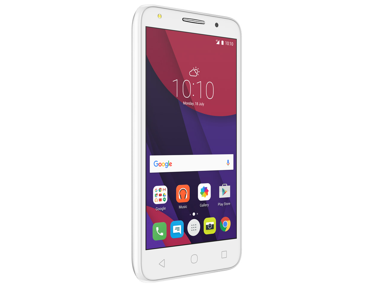 �w�{�� �΂�1�x Alcatel PIXI 4 SIM�t���[ [���^���b�N�V���o�[] �̐��i�摜