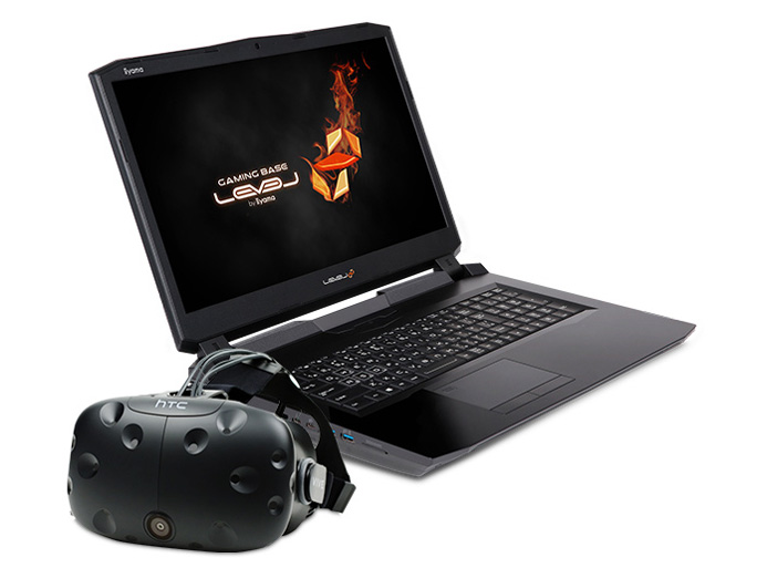 LEVEL-17FG100-i7-VNR-HVR [Windows 10 Home���� VR�w�b�h�}�E���g�f�B�X�v���C�t�����f��] Core i7/8GB������/1TB HDD/GTX 1080/17�C���` �̐��i�摜