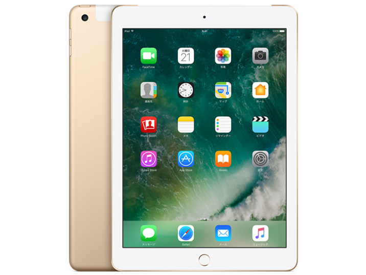 iPad Wi-Fi+Cellular 128GB 2017�N�t���f�� au [�S�[���h] �̐��i�摜