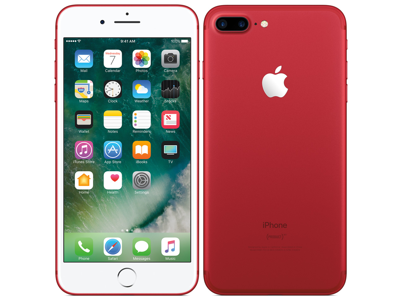 iPhone 7 Plus (PRODUCT)RED Special Edition 256GB SIM�t���[ [���b�h] �̐��i�摜