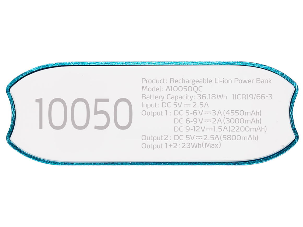 Power Bank AA10050QC-USBC-5V-CBL [�u���[]