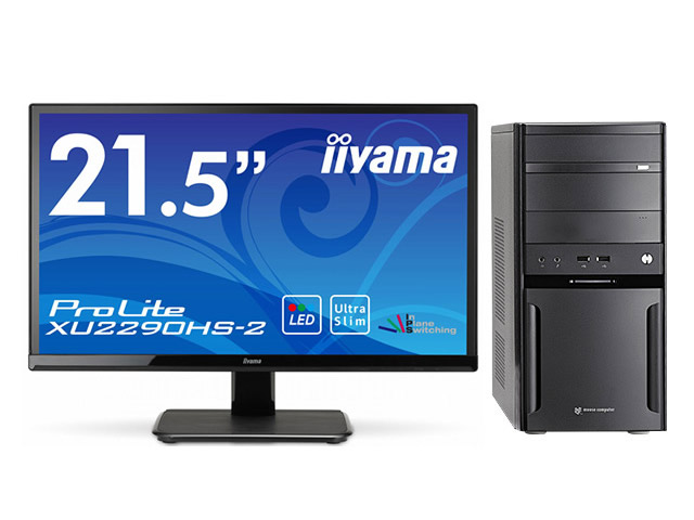 LUV MACHINES LM-AR352E-P22W AMD A4/8GB������/1TB HDD/21.5�^�t���Z�b�g���f�� �̐��i�摜