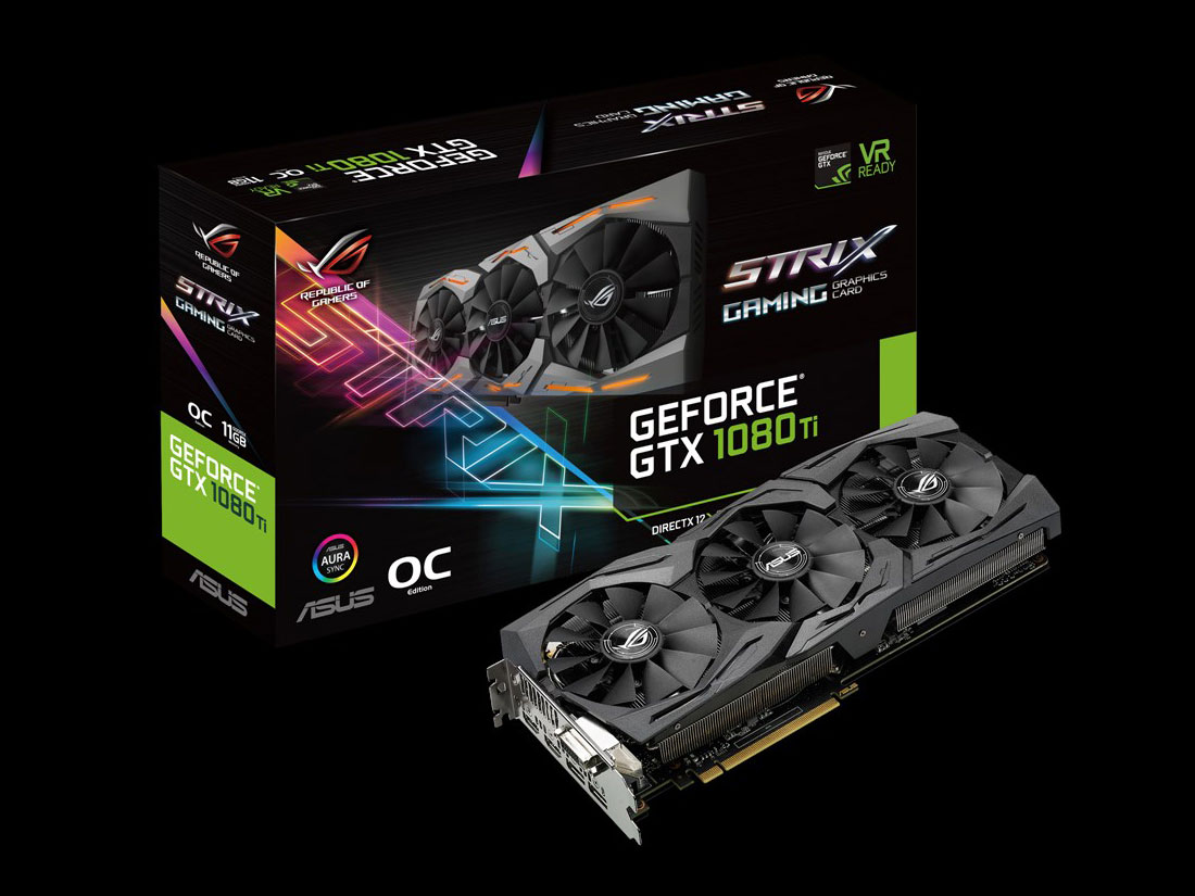 ROG-STRIX-GTX1080TI-O11G-GAMING [PCIExp 11GB] �̐��i�摜