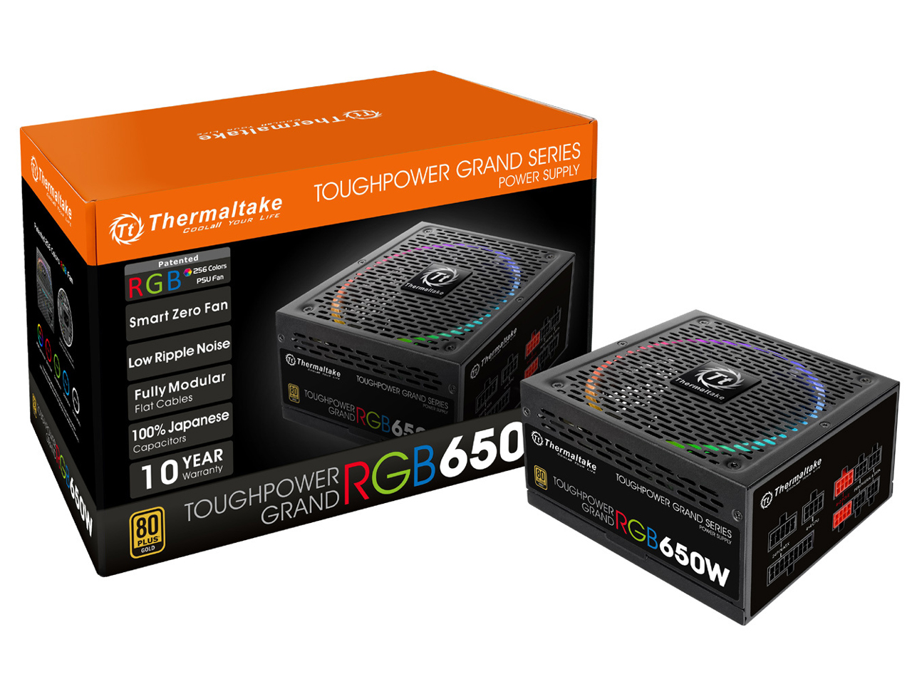 Toughpower Grand RGB 650W Gold PS-TPG-0650FPCGJP-R [Black]
