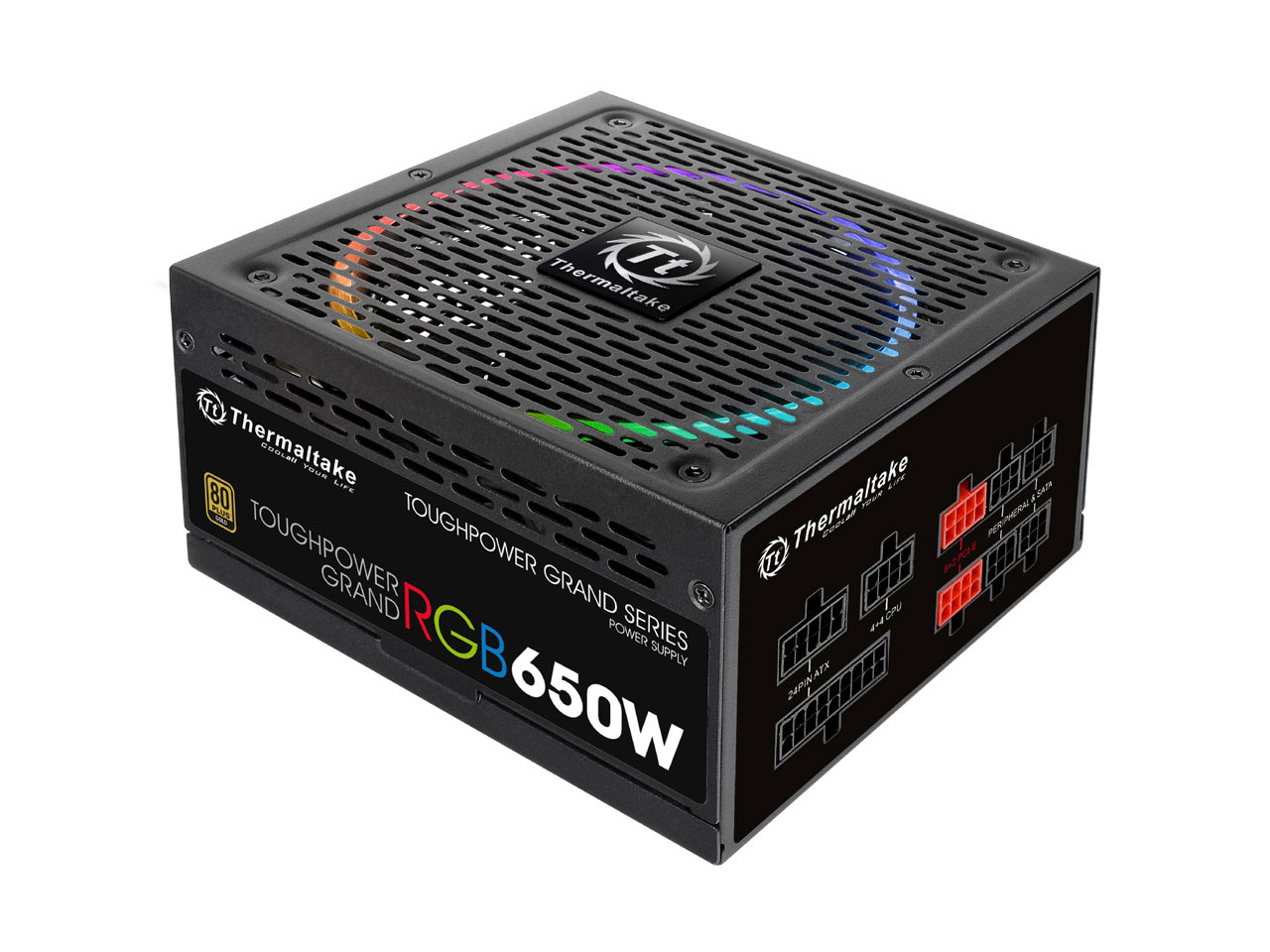 Toughpower Grand RGB 650W Gold PS-TPG-0650FPCGJP-R [Black] �̐��i�摜