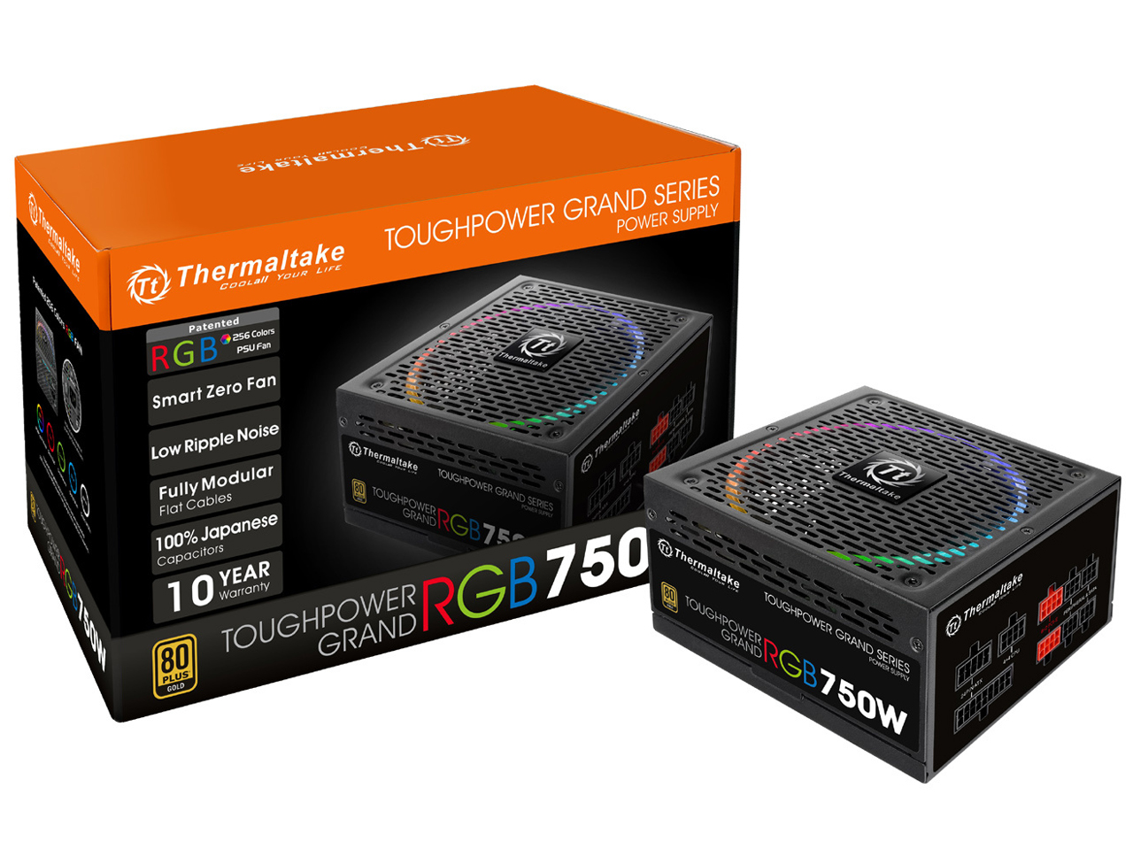 Toughpower Grand RGB 750W Gold PS-TPG-0750FPCGJP-R [Black]