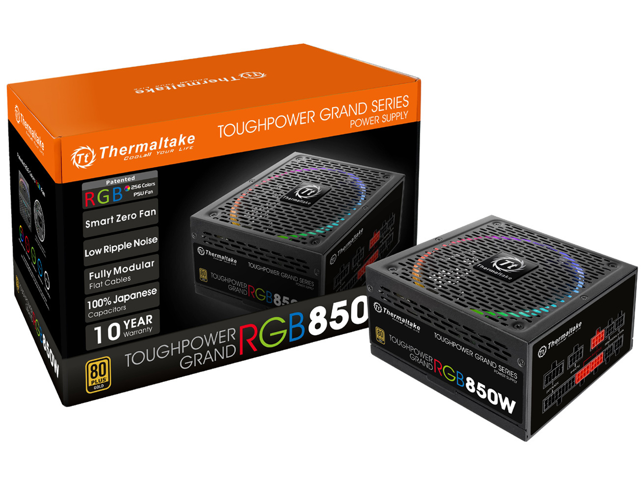 Toughpower Grand RGB 850W Gold PS-TPG-0850FPCGJP-R [Black]
