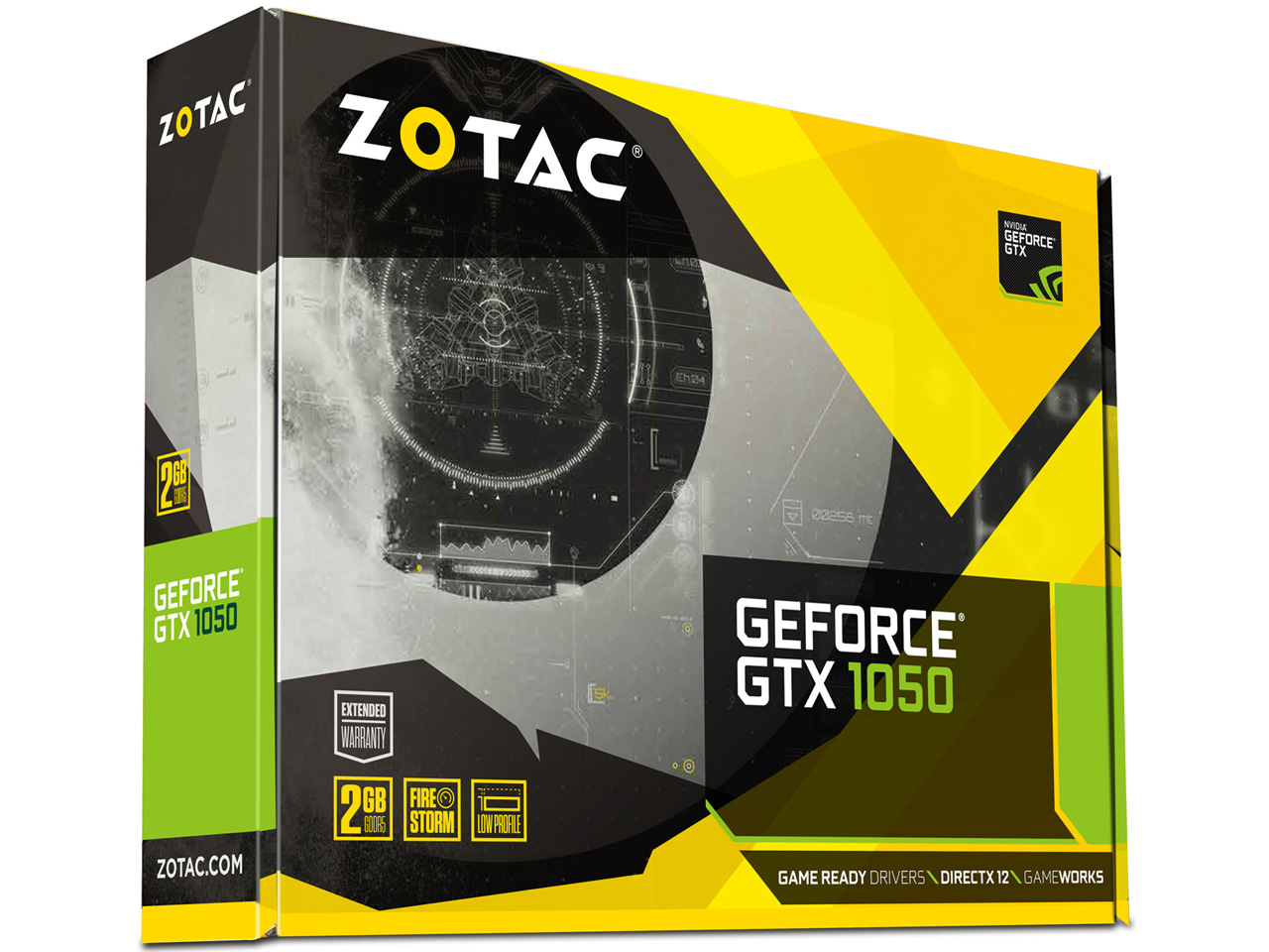 ZOTAC GeForce GTX 1050 Low Profile ZT-P10500E-10L [PCIExp 2GB]