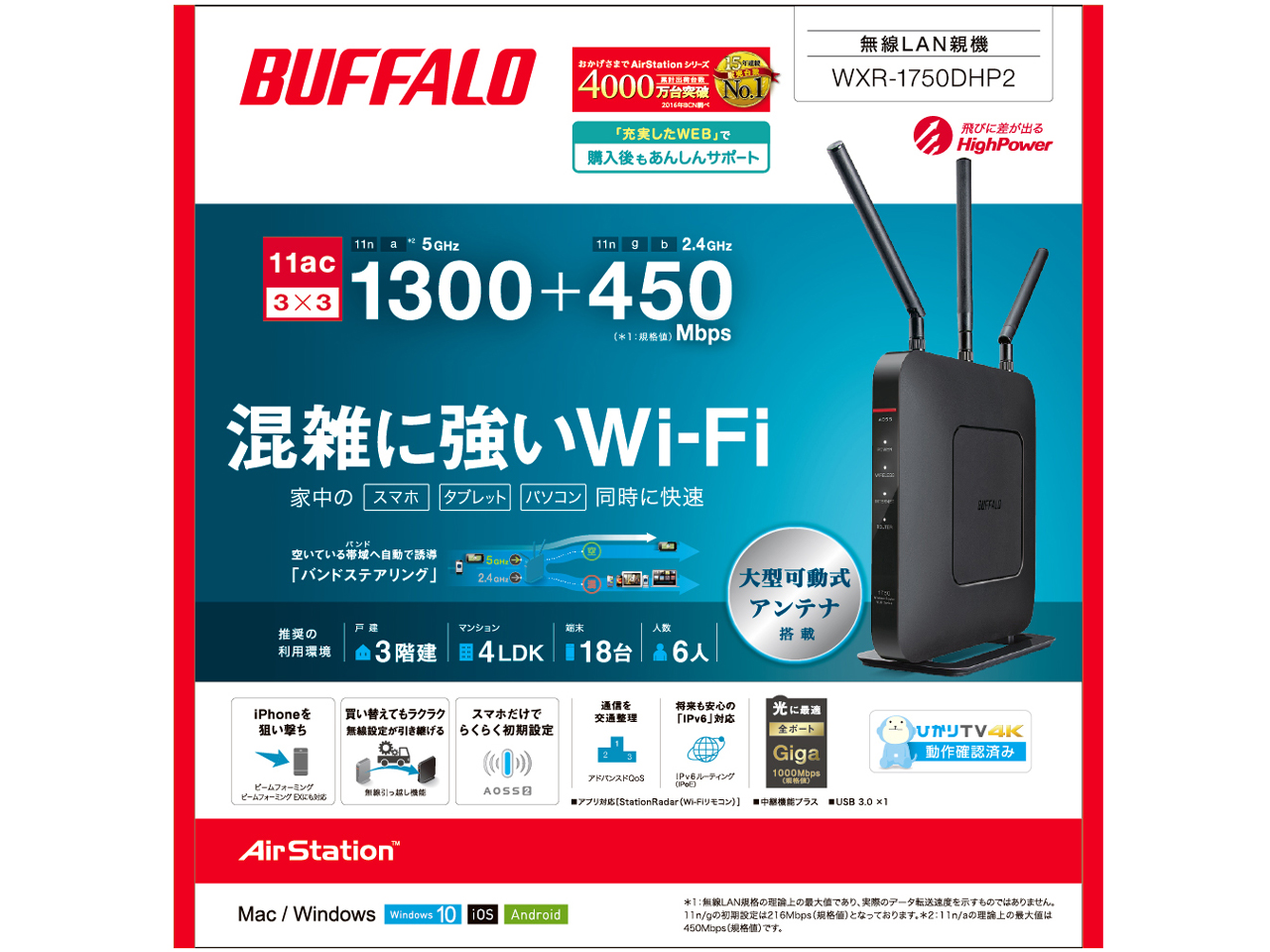 AirStation HighPower Giga WXR-1750DHP2