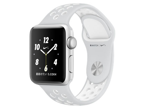 Apple Watch Nike+ 38mm MQ1L2J/A [�s���A�v���`�i/�z���C�gNike�X�|�[�c�o���h] �̐��i�摜