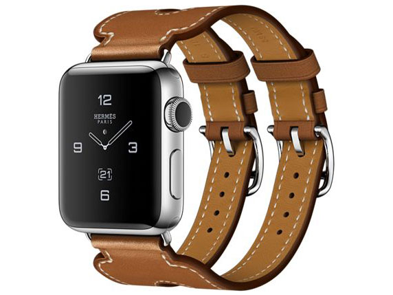 Apple Watch Hermes Series 2 38mm �_�u���o�b�N���E�J�t MQ1P2J/A [���H�[�E�o���j�A(�t�H�[��)���U�[�X�g���b�v] �̐��i�摜