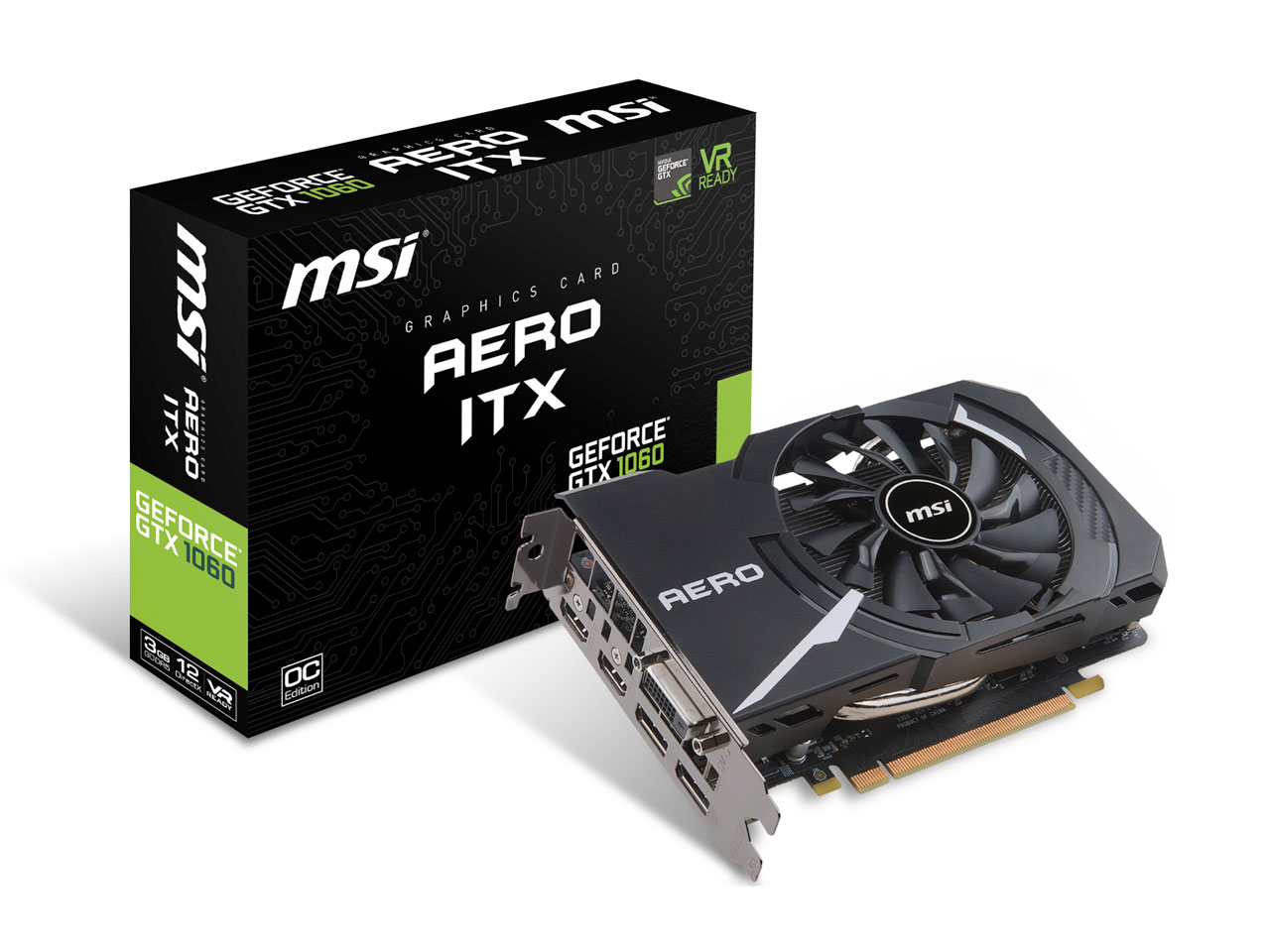GTX 1060 AERO ITX 3G OC [PCIExp 3GB] �̐��i�摜