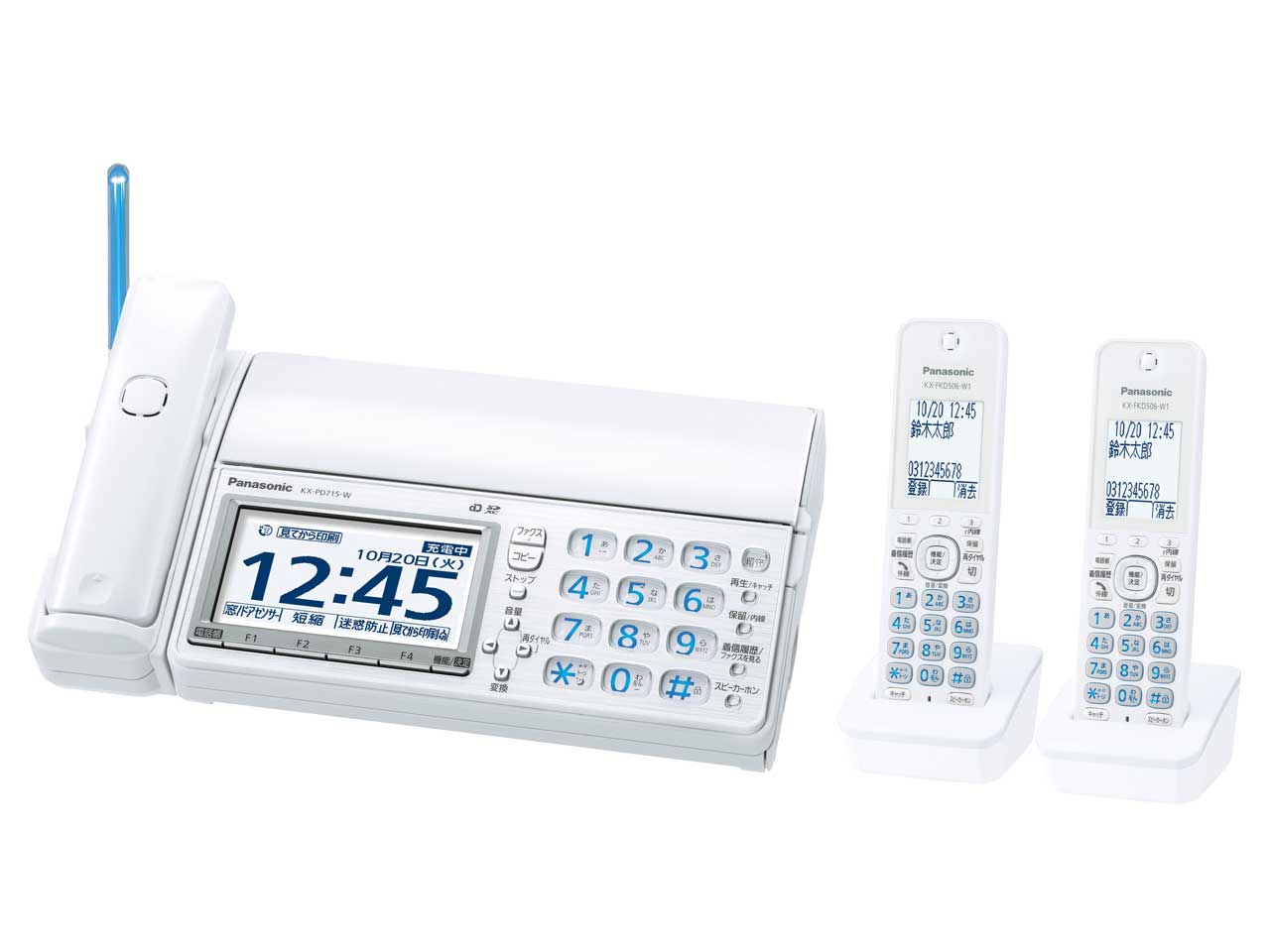 ���������� KX-PD715DW-W [�z���C�g] �̐��i�摜