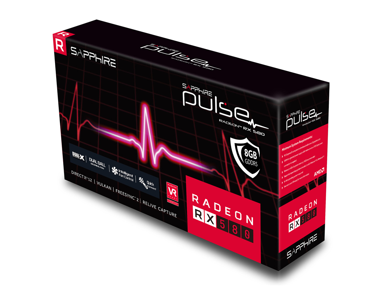 SAPPHIRE PULSE RADEON RX 580 8G GDDR5 OC [PCIExp 8GB]