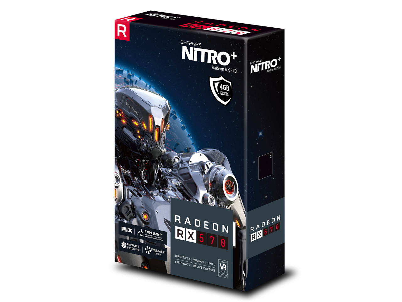 SAPPHIRE NITRO+ RADEON RX 570 4G GDDR5 [PCIExp 4GB]