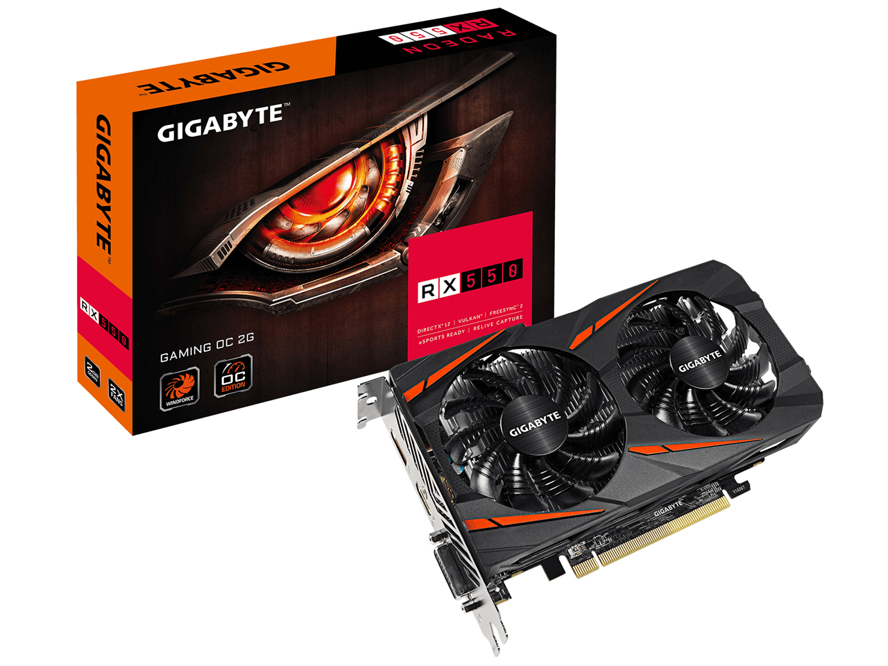 GV-RX550GAMING OC-2GD [PCIExp 2GB] �̐��i�摜