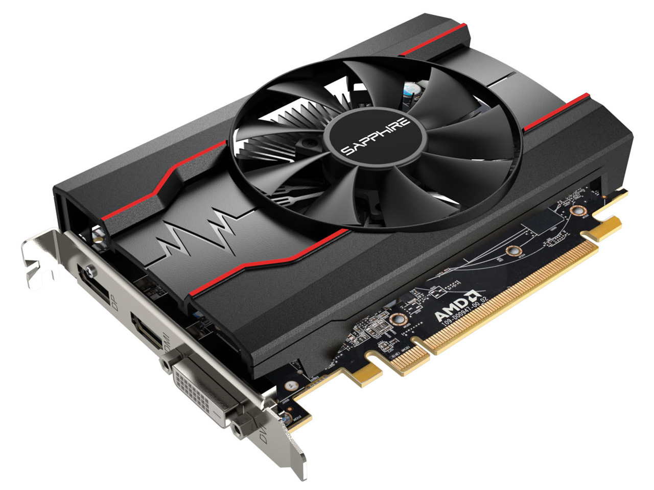 SAPPHIRE PULSE RADEON RX 550 2G GDDR5 HDMI/DVI-D/DP [PCIExp 2GB]