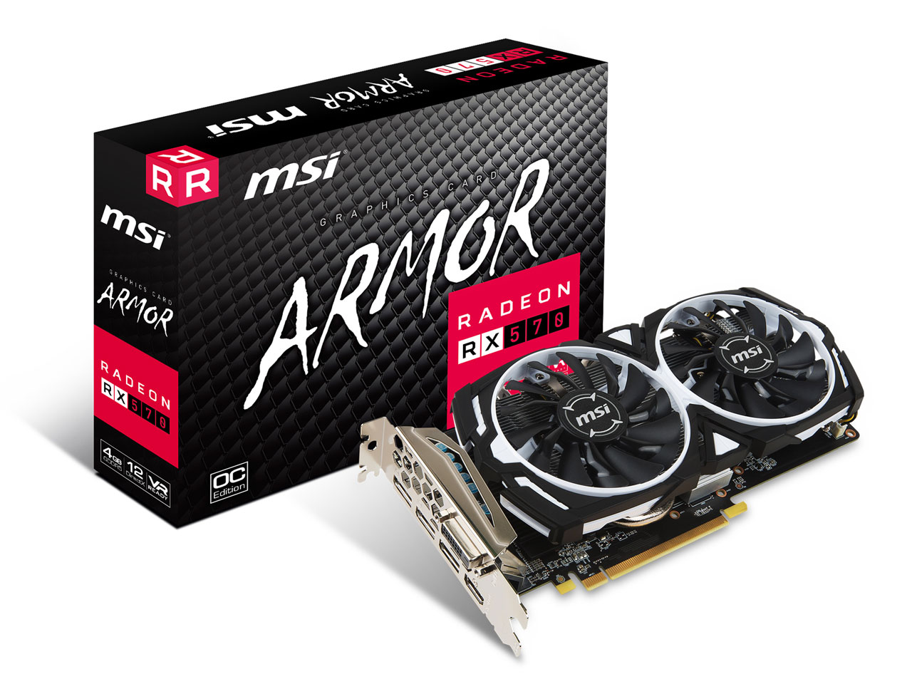 Radeon RX 570 ARMOR 4G OC [PCIExp 4GB] �̐��i�摜