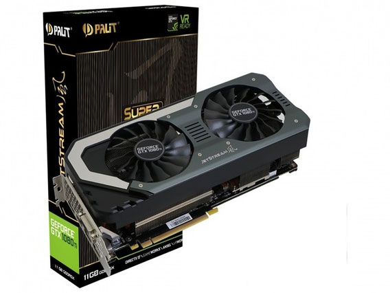NEB108TS15LC-1020J (GeForce GTX 1080 Ti 11GB Super JetStream) [PCIExp 11GB] �h�X�p��Web���胂�f�� �̐��i�摜
