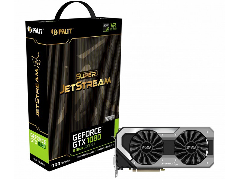 NEB1080V15P2-1040J (GeForce GTX 1080 8GB OC Super JetStream) [PCIExp 8GB] �h�X�p��Web���胂�f�� �̐��i�摜