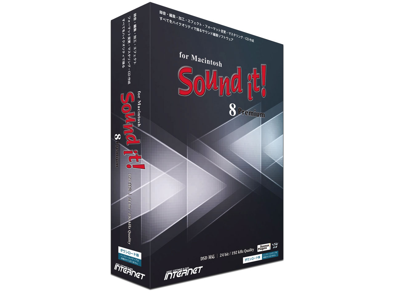 Sound it�I 8 Premium for Macintosh �̐��i�摜