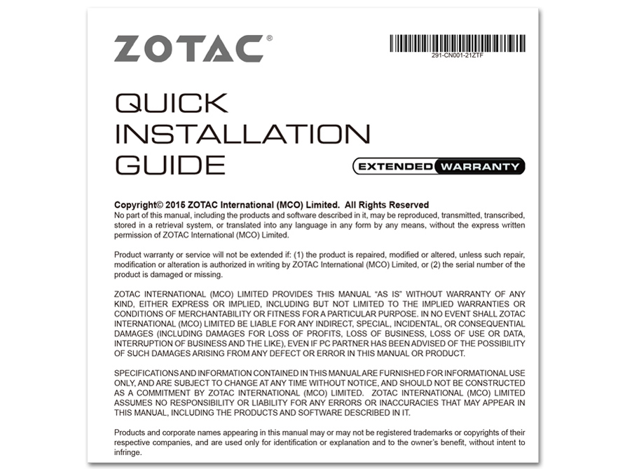 ZOTAC GeForce GT 1030 2GB GDDR5 ZT-P10300A-10L [PCIExp 2GB]