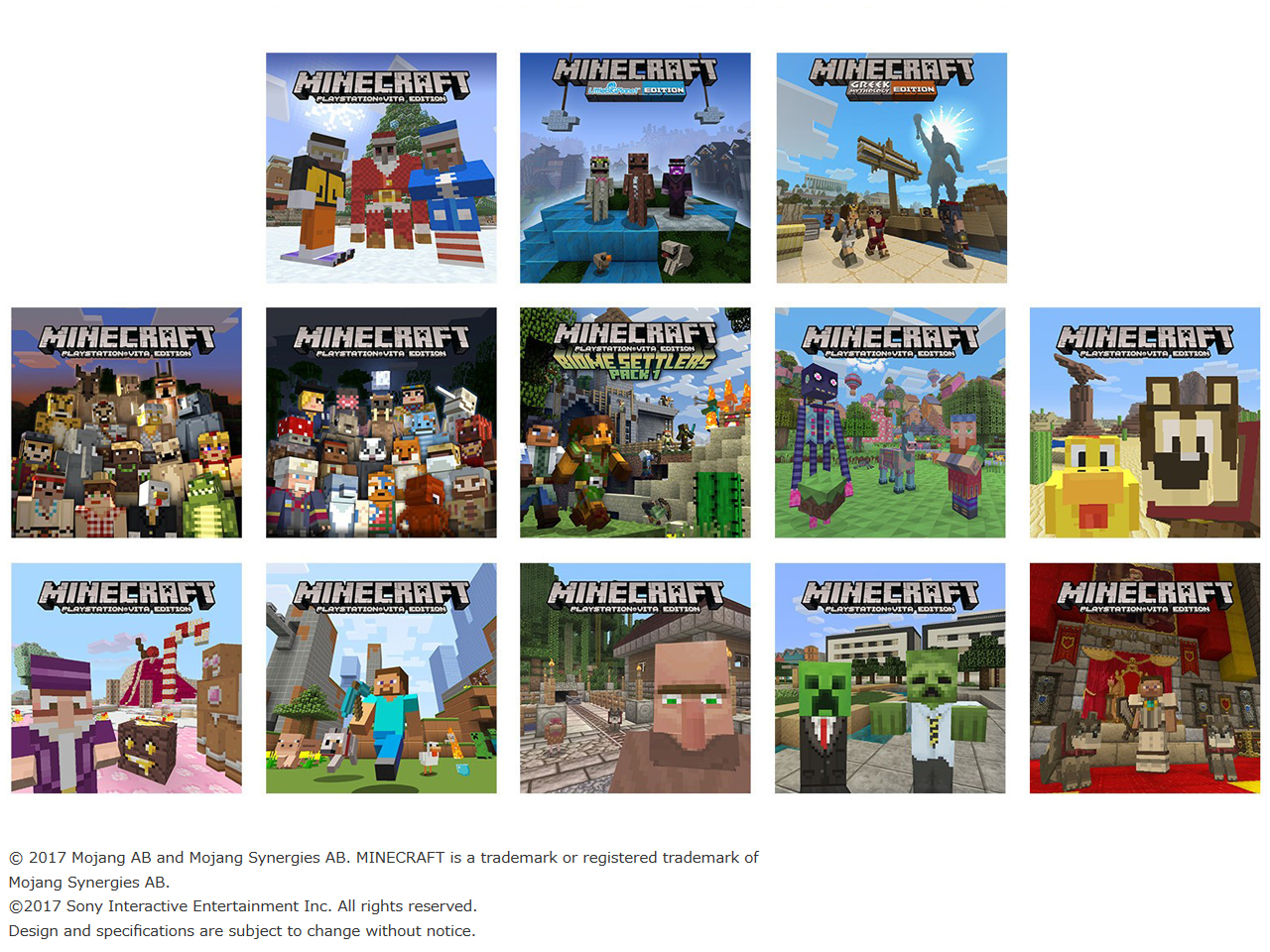 PlayStation Vita (�v���C�X�e�[�V���� ���B�[�^) Minecraft Special Edition Bundle PCHJ-10031