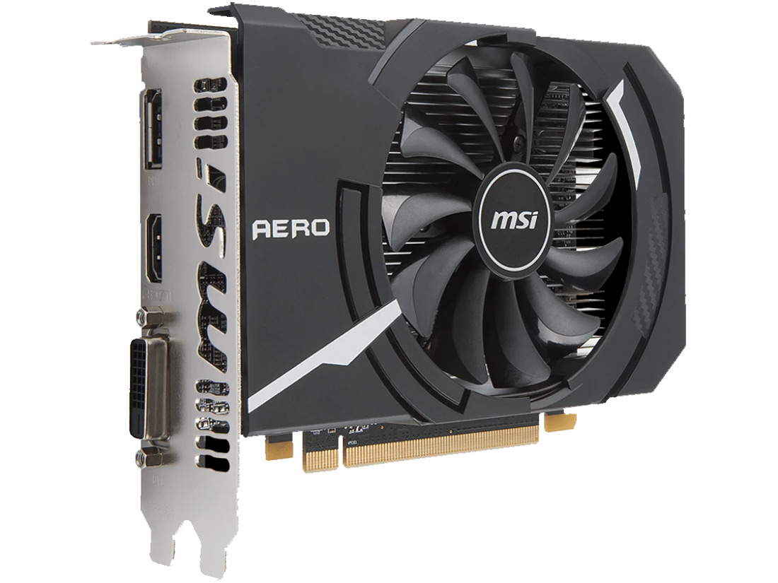 Radeon RX 550 AERO ITX 4G OC [PCIExp 4GB]