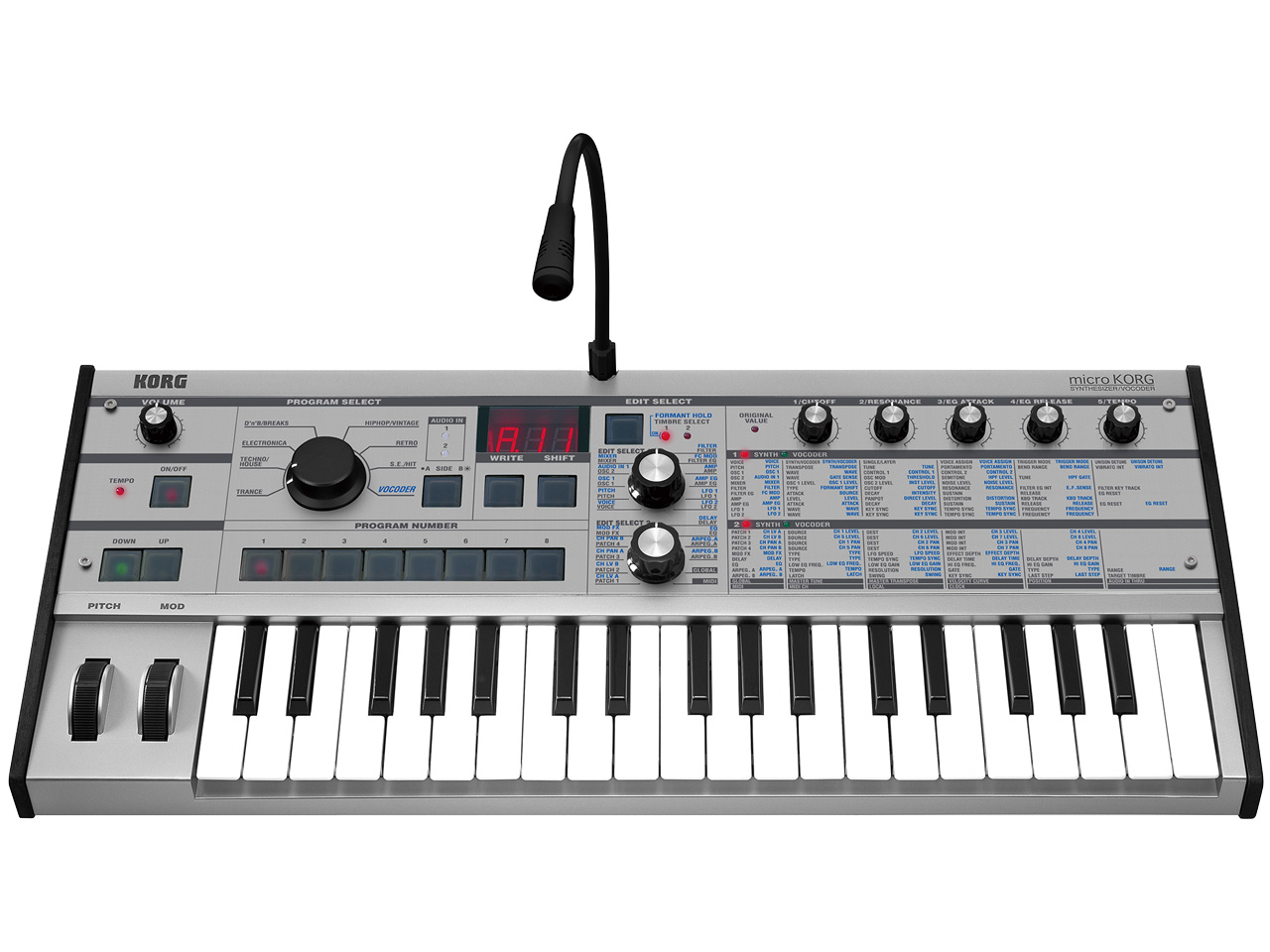 microKORG Synthesizer/Vocoder PT [Platinum]