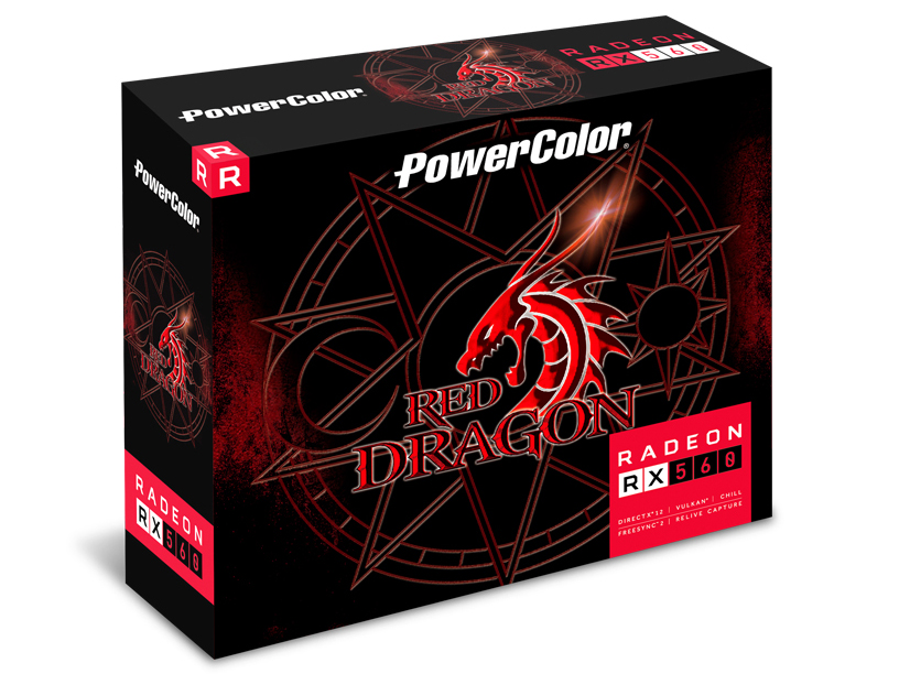 PowerColor Red Dragon Radeon RX 560 2GB GDDR5 OC AXRX 560 2GBD5-DHV2/OC [PCIExp 2GB]