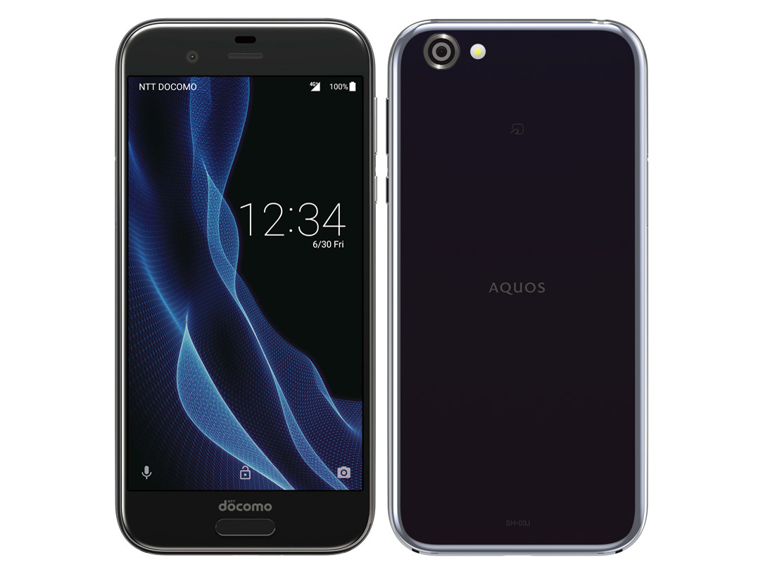 AQUOS R SH-03J docomo [Mercury Black] �̐��i�摜