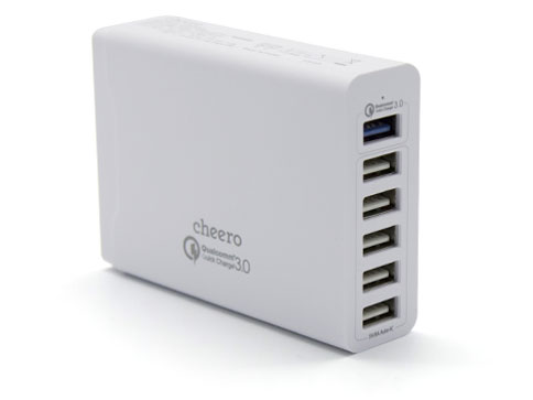 cheero 6 USB AC Charger CHE-316 �̐��i�摜