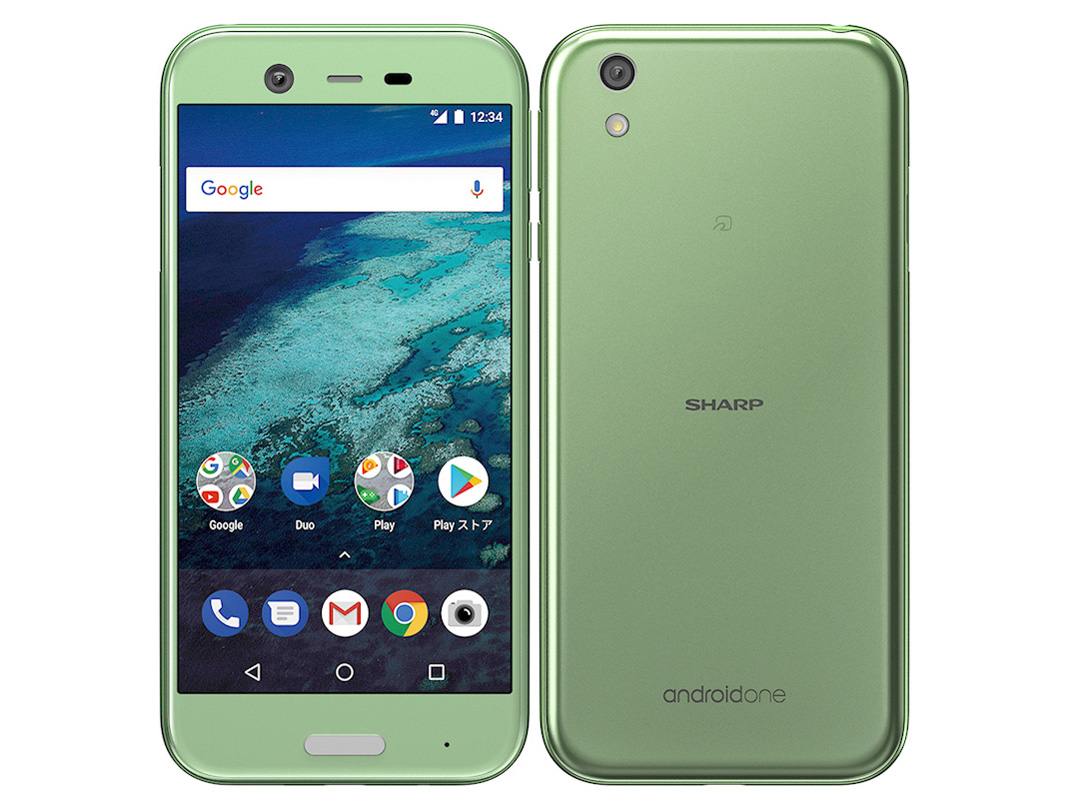 Android One X1 ���C���o�C�� [�~���g�O���[��] �̐��i�摜