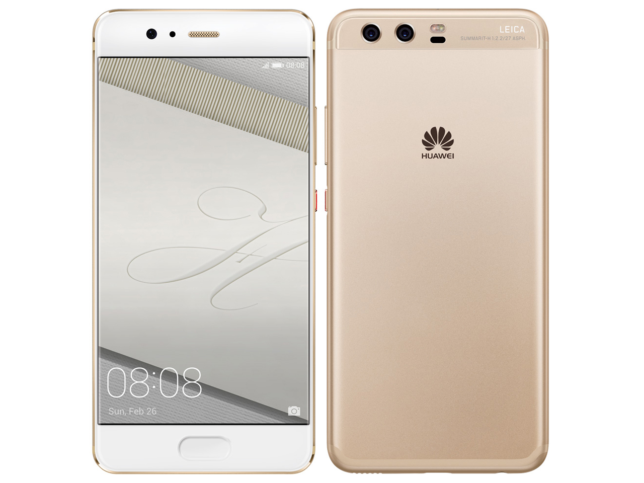 HUAWEI P10 SIM�t���[ [�v���X�e�[�W�S�[���h] �̐��i�摜