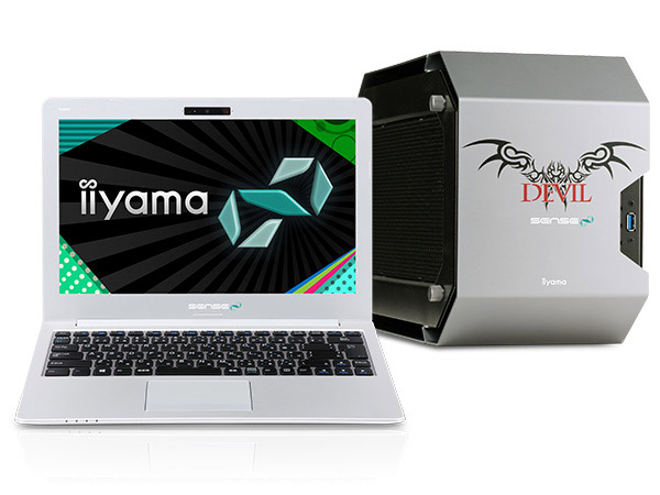 SENSE-13FH052-i7-QZSVI [Windows 10 Home����] Core i7/8GB������/250GB SSD+1TB HDD/Quadro P2000 GPU BOX�t��/13�C���` �̐��i�摜