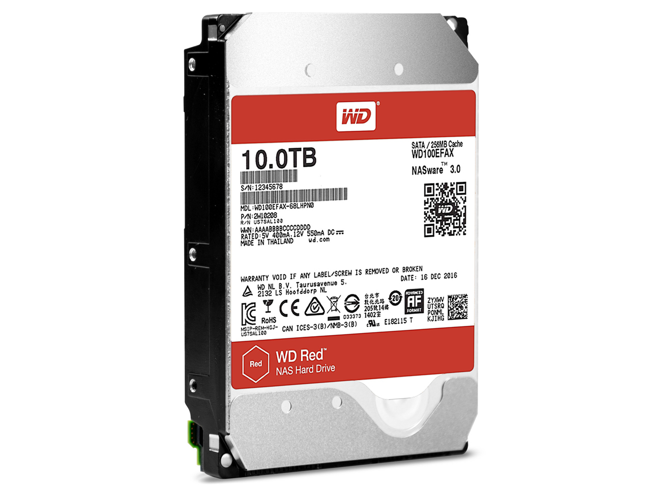 WD100EFAX [10TB SATA600 5400]