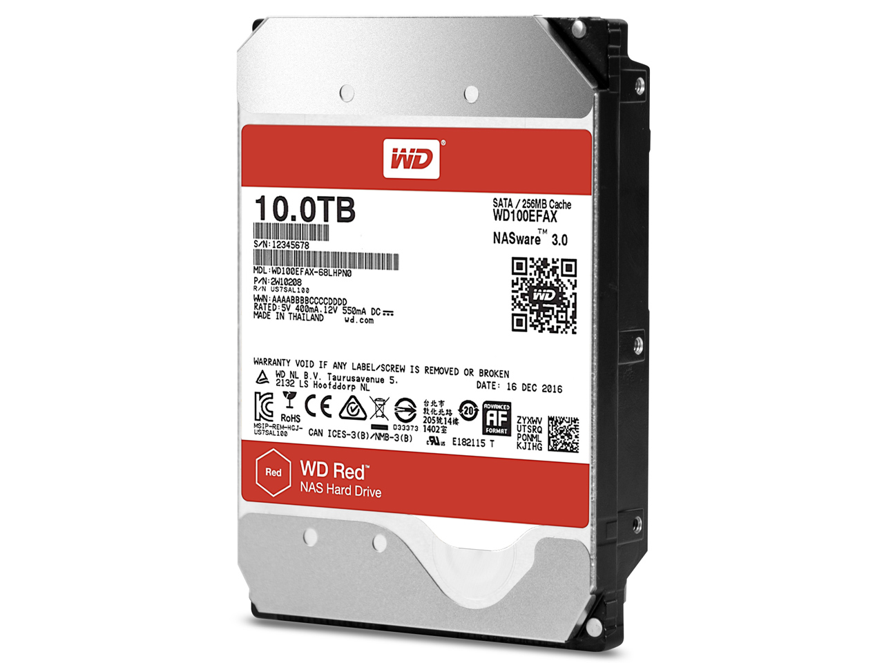 WD100EFAX [10TB SATA600 5400] �̐��i�摜