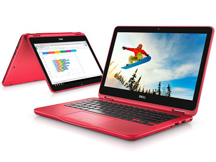 Inspiron 11 3000 2 in 1 �G���g���[�E�v���X�E�^�b�`�p�l�� Pentium N3710�E128GB SSD���ځEOffice Personal �v���~�A���t(K)���f�� [���b�h] �̐��i�摜