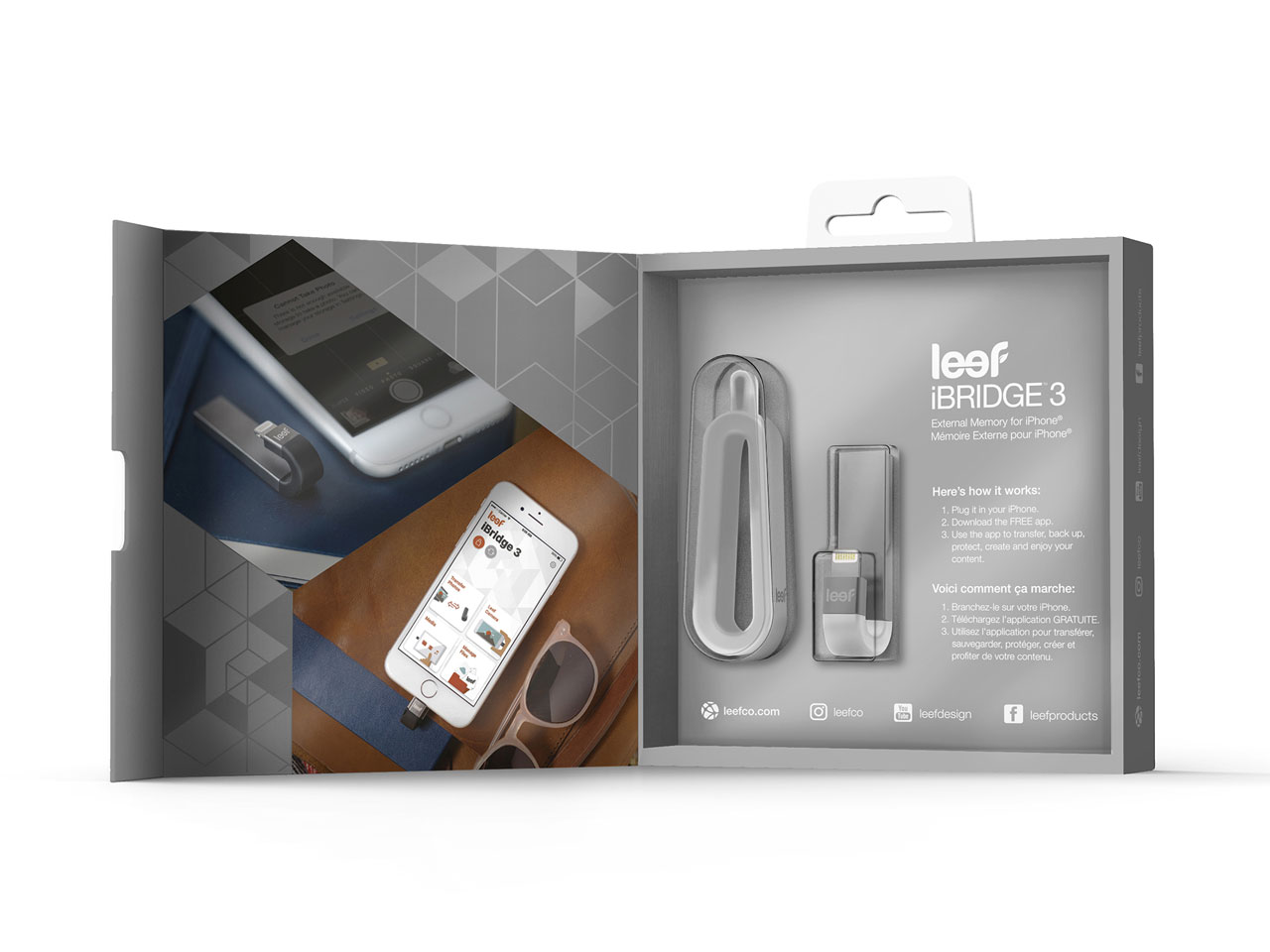 iBRIDGE3 LIB300SW128A1 [128GB �V���o�[�z���C�g]