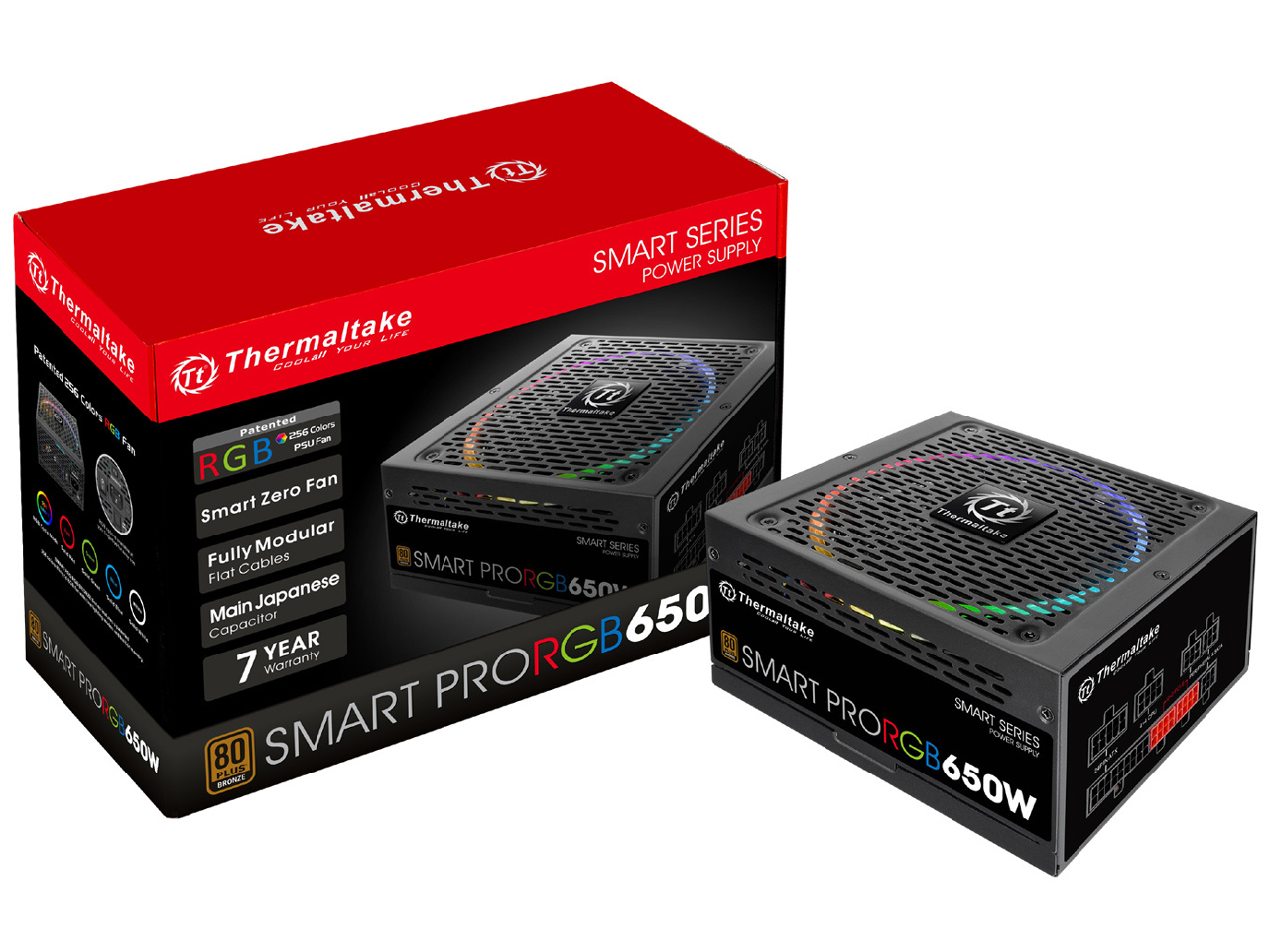 SMART PRO RGB 650W PS-SPR-0650FPCBJP-R [Black]