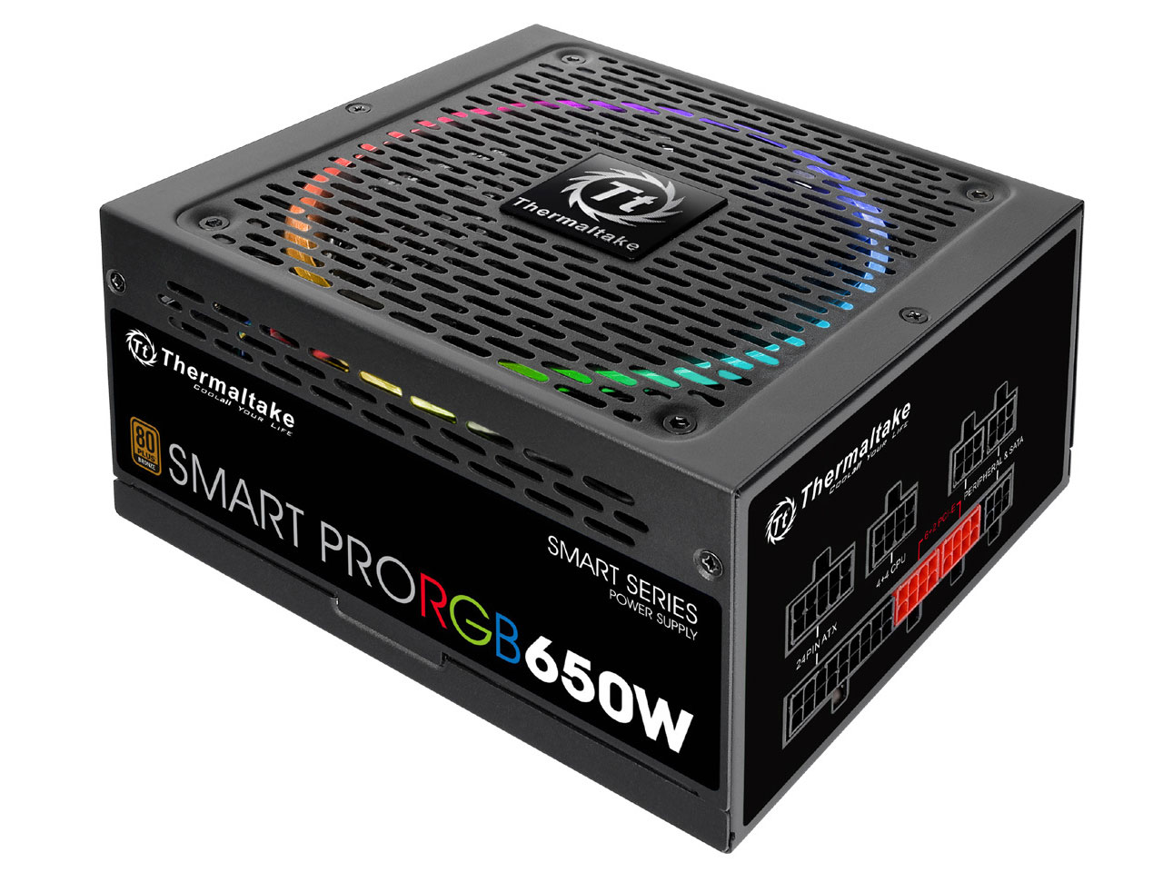 SMART PRO RGB 650W PS-SPR-0650FPCBJP-R [Black] �̐��i�摜