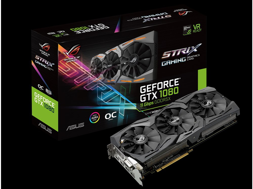 ROG-STRIX-GTX1080-O8G-11GBPS [PCIExp 8GB] �̐��i�摜