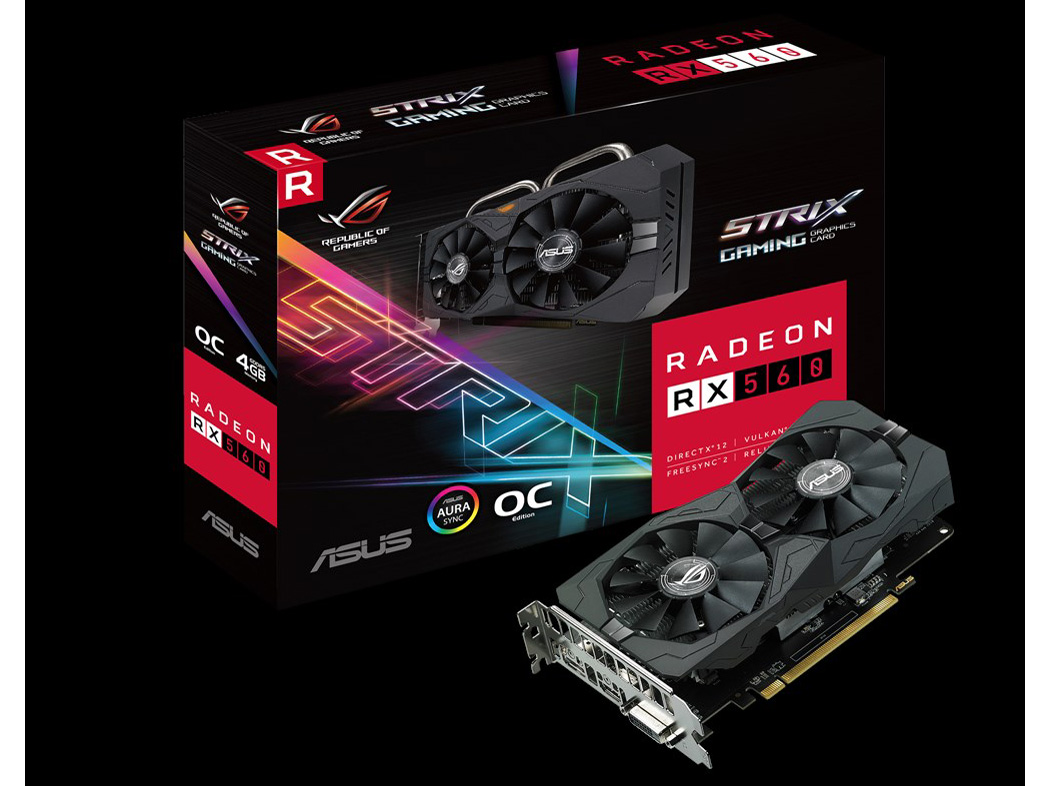 ROG-STRIX-RX560-O4G-GAMING [PCIExp 4GB] �̐��i�摜