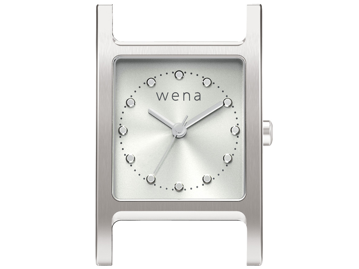 wena wrist Three Hands Square WN-WT11S [�V���o�[]