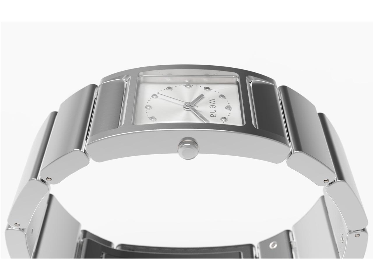 wena wrist Three Hands Square WN-WT11S [�V���o�[]