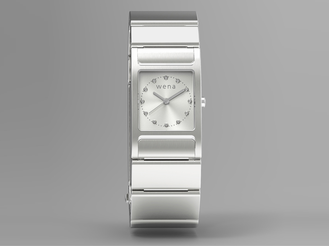 SONY wena wrist Three Hands Square WN-WT11S [シルバー] 価格