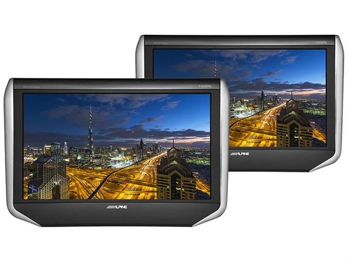 がっちゃん 品 SXH10ST アルパイン 10.1型WXGA アルパイン 10.1型WXGAヘッドレスト取付け型リアビジョン 2台パック